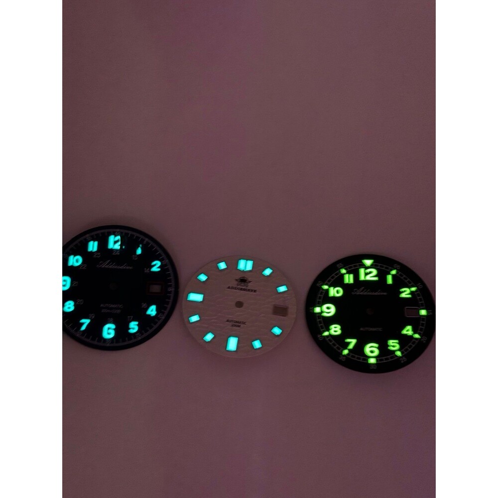 Addiesdive NH35 Automatic Watch Dial Lot - 28.5mm Custom Mod Parts